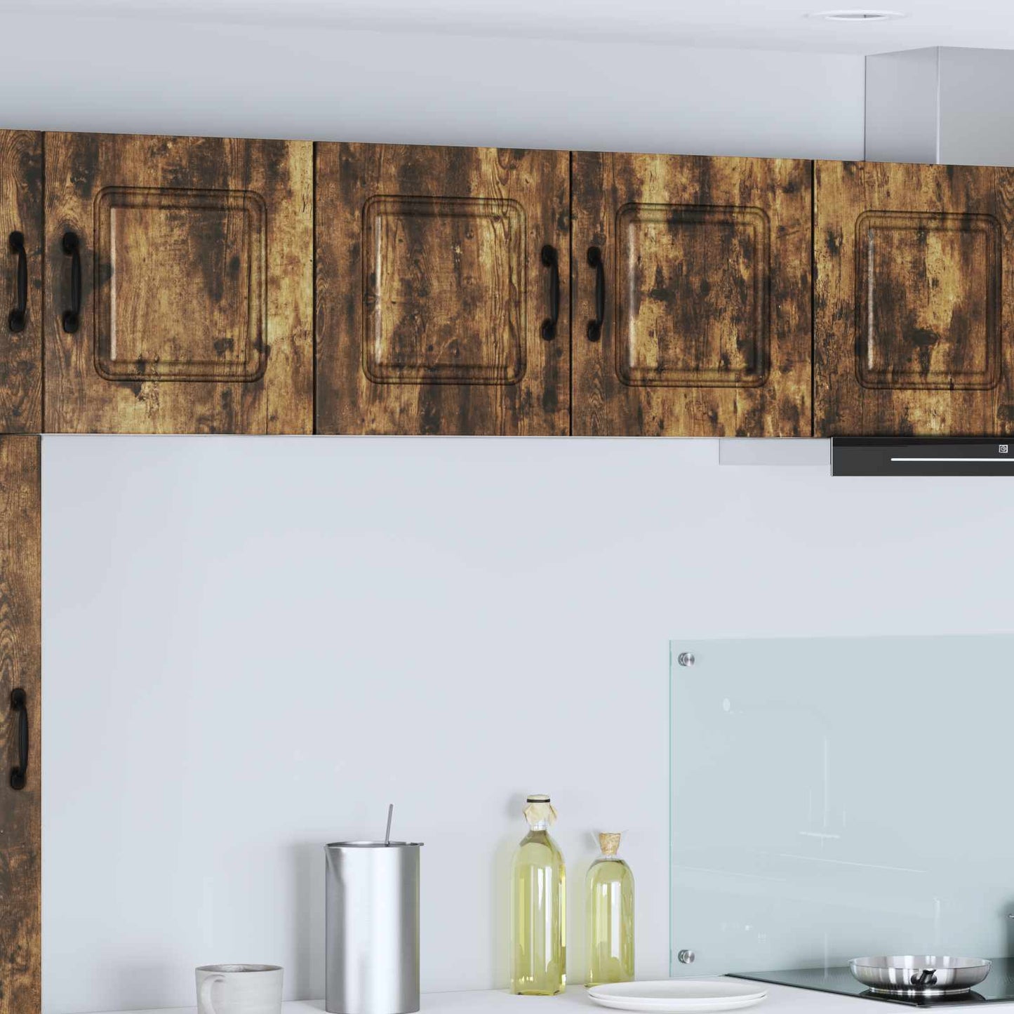 Dishwasher Panel Kalmar Smoked Oak 80 x 31 x 40 cm