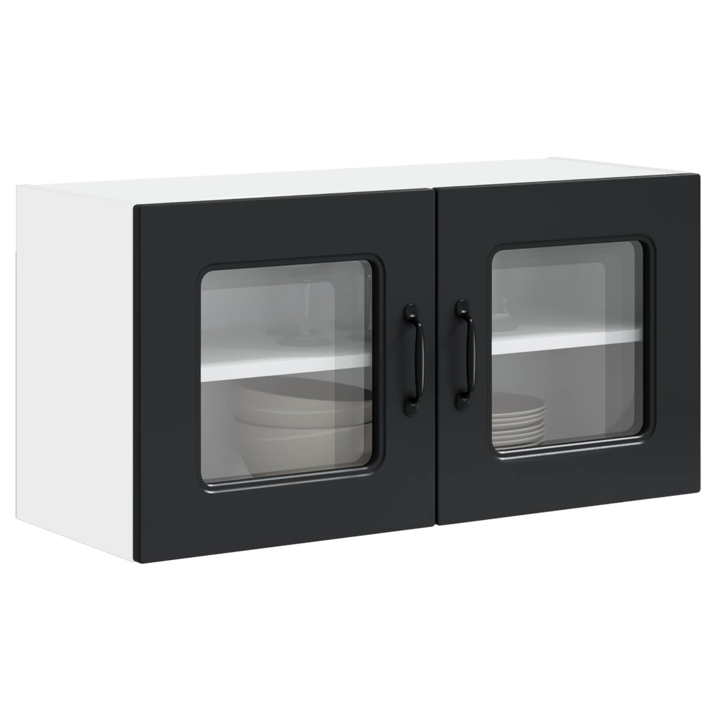 Dishwasher Panel Kalmar Black 80 x 31 x 40 cm Engineered Wood