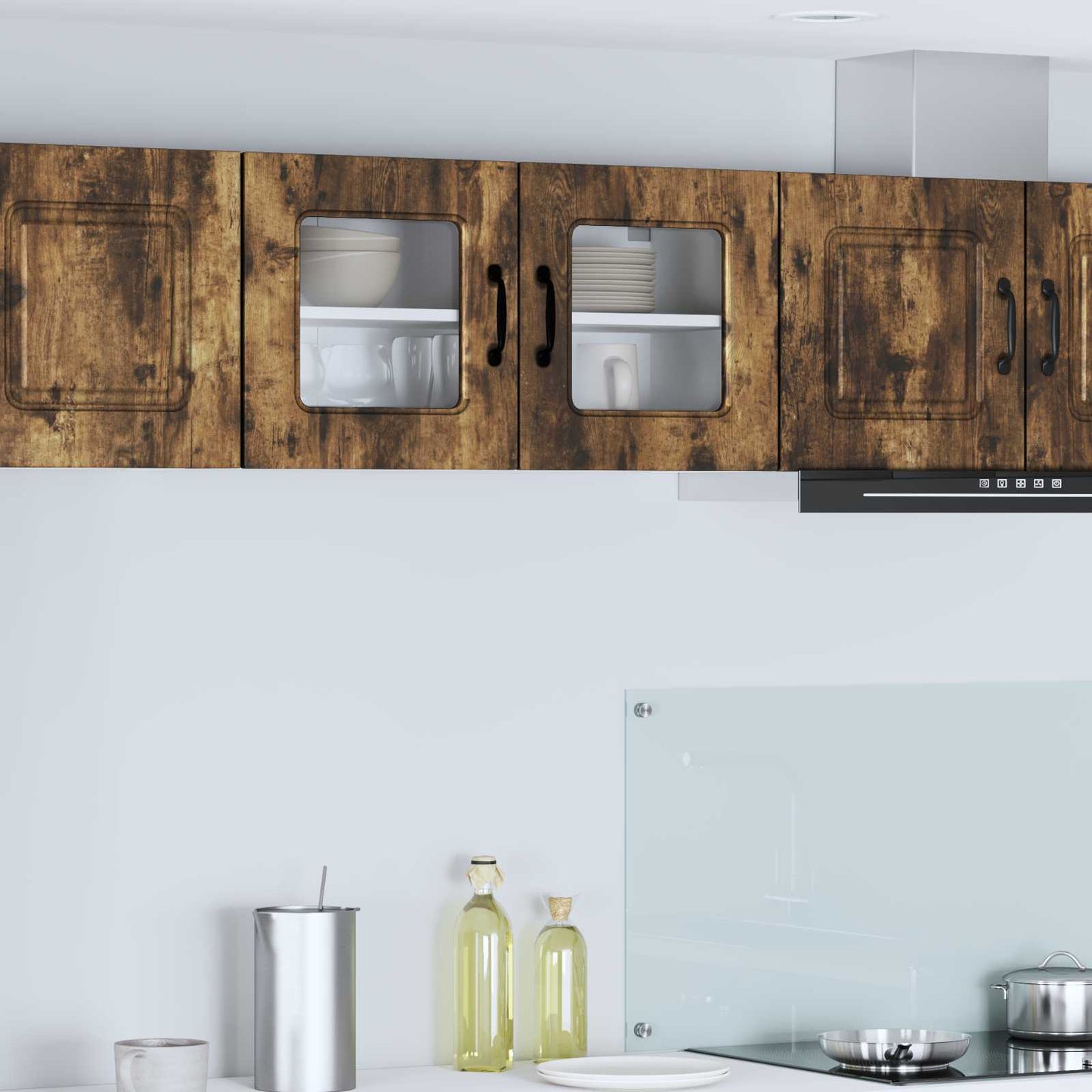Dishwasher Panel Kalmar Smoked Oak 80 x 31 x 40 cm