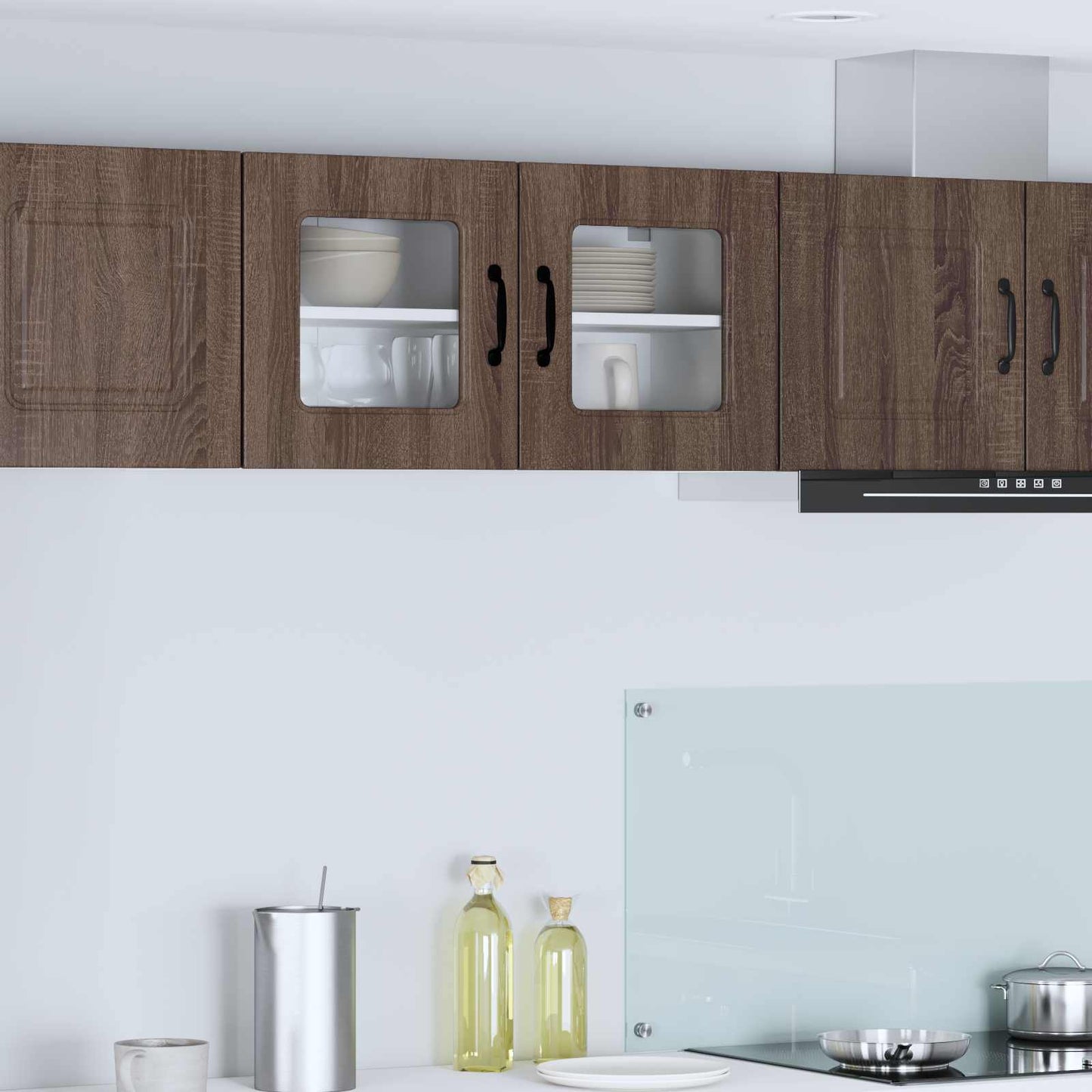 Dishwasher Panel Kalmar Brown Oak 80 x 31 x 40 cm
