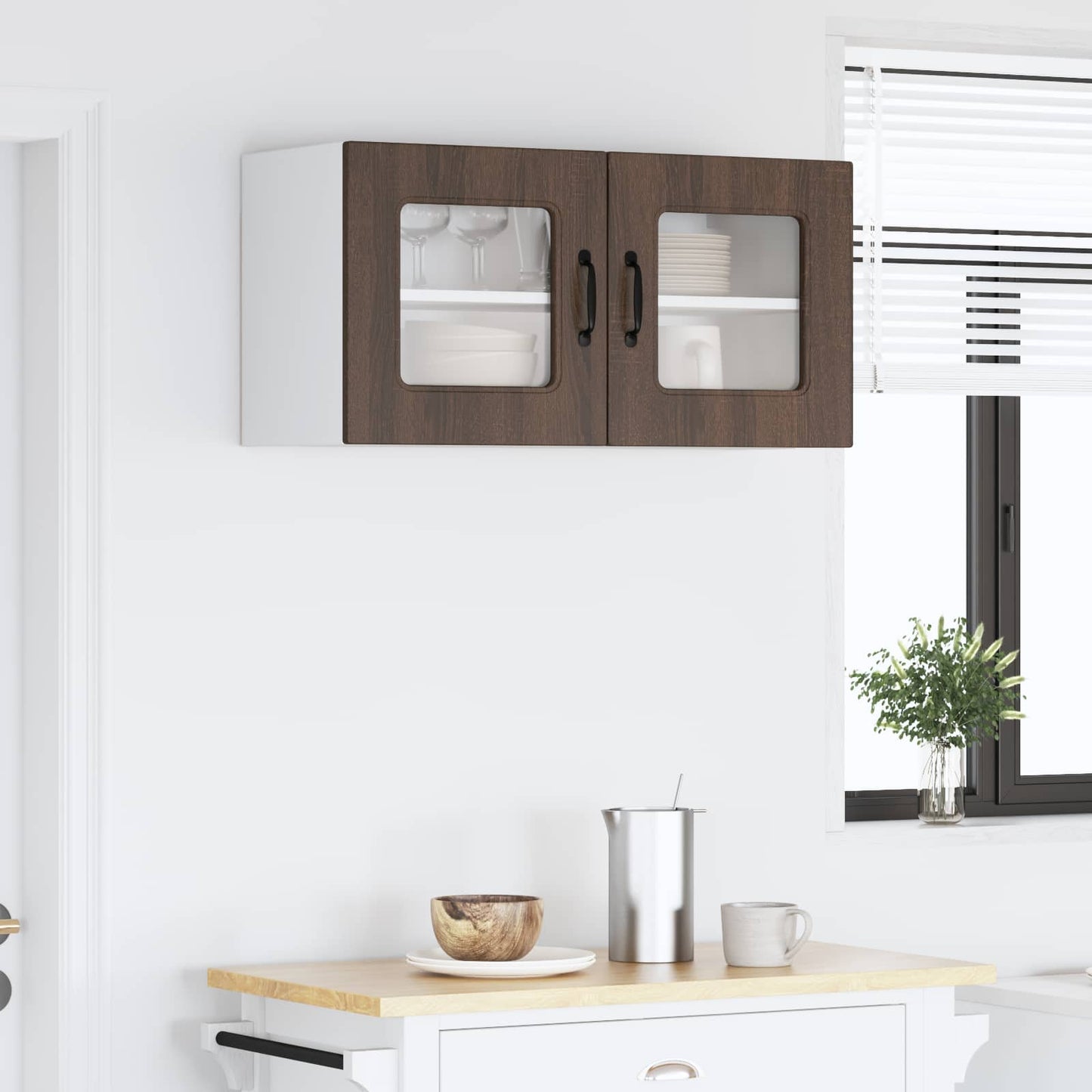 Dishwasher Panel Kalmar Brown Oak 80 x 31 x 40 cm