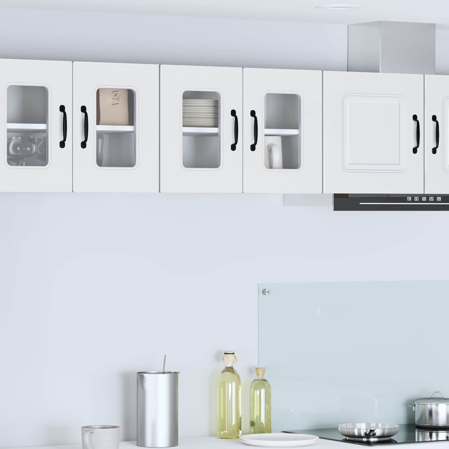 Dishwasher Panel Kalmar 2 pcs White Engineered Wood