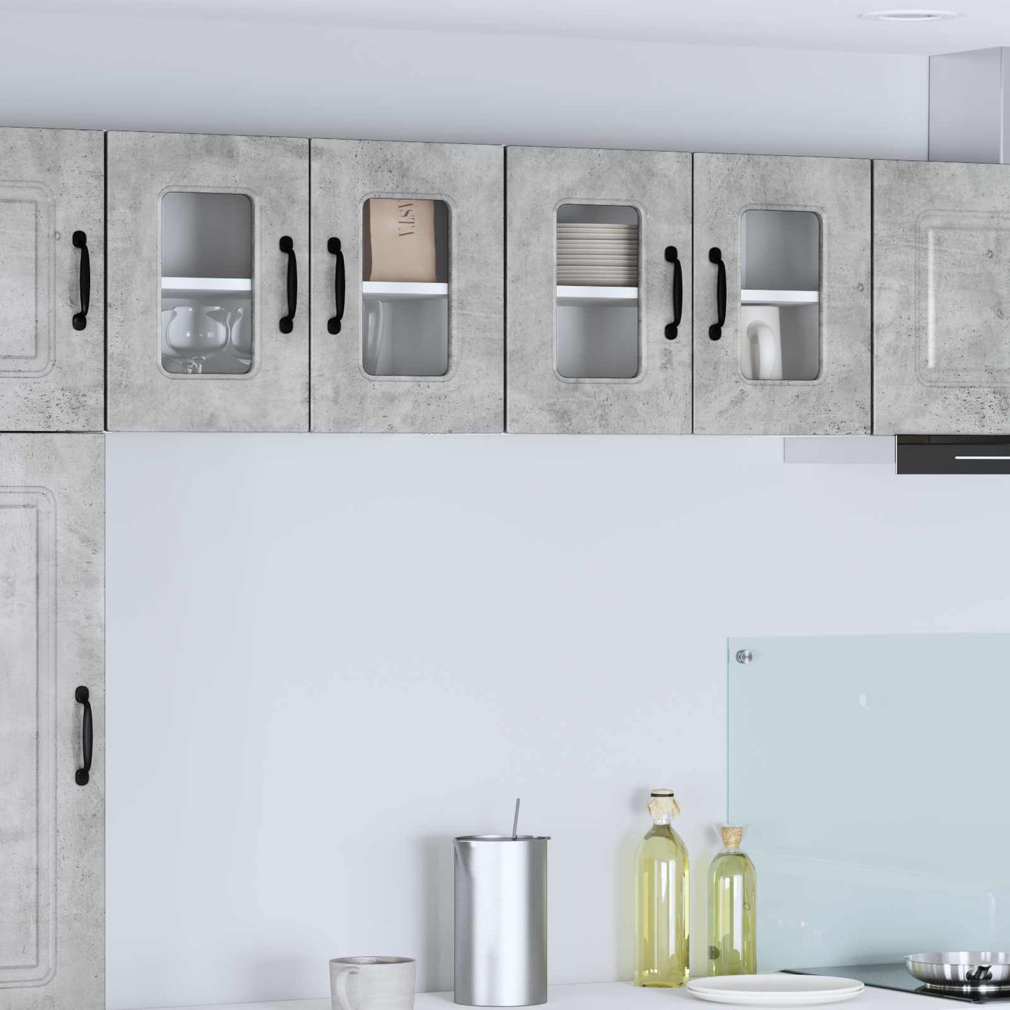 Dishwasher Panel Kalmar Concrete Grey 60 x 31 x 40 cm