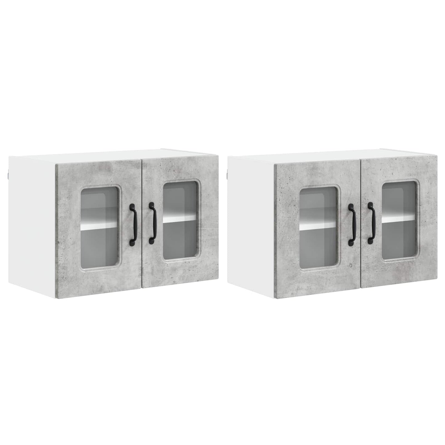 Dishwasher Panel Kalmar 2 pcs Concrete Grey 60 x 31 x 40 cm