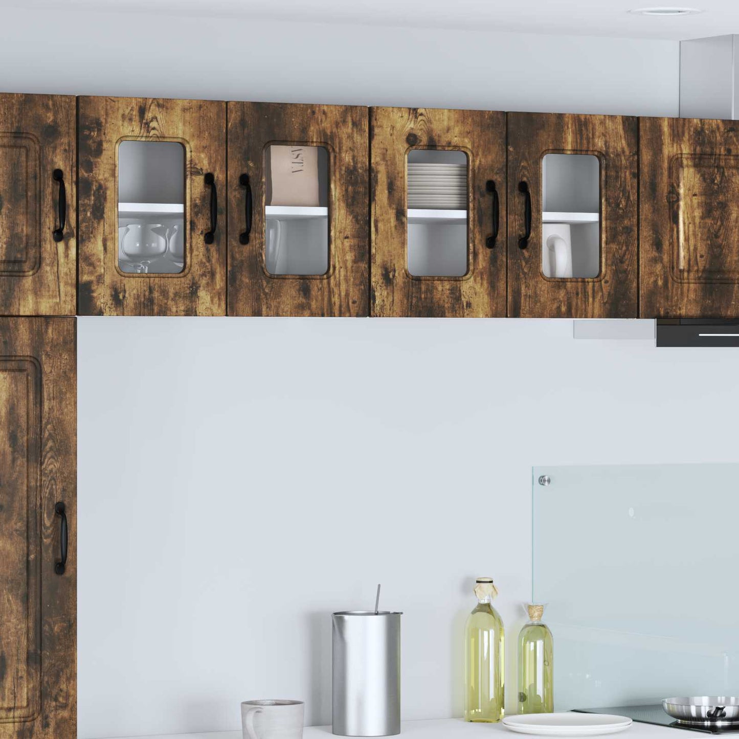 Dishwasher Panel Kalmar Smoked Oak 60 x 31 x 40 cm