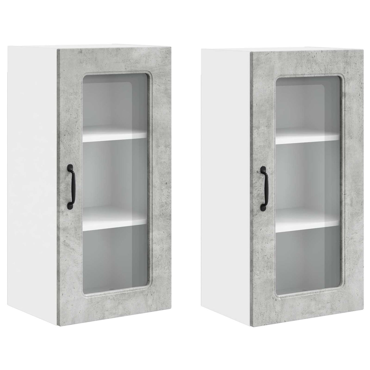 Dishwasher Panel Kalmar 2 pcs Concrete Grey 40 x 31 x 80 cm