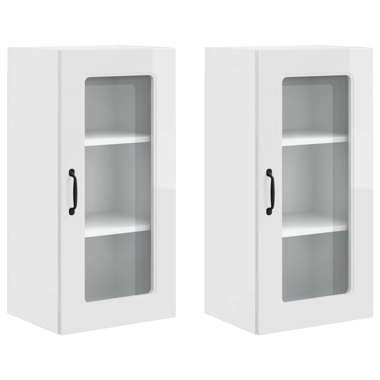 Dishwasher Panel Kalmar 2 pcs High Gloss White 40 x 31 x 80 cm