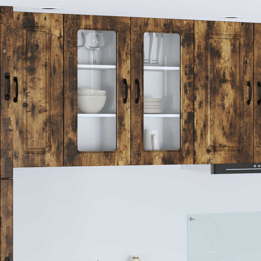 Dishwasher Panel Kalmar Smoked Oak 40 x 31 x 80 cm