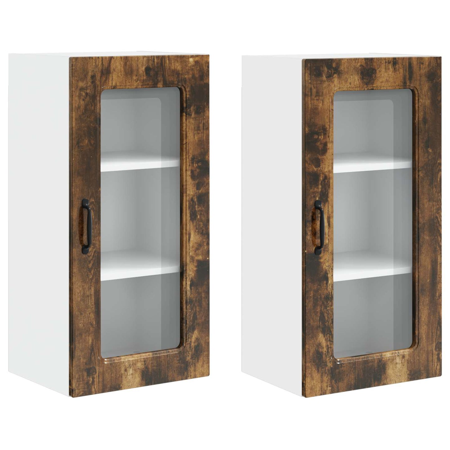 Dishwasher Panel Kalmar 2 pcs Smoked Oak 40 x 31 x 80 cm