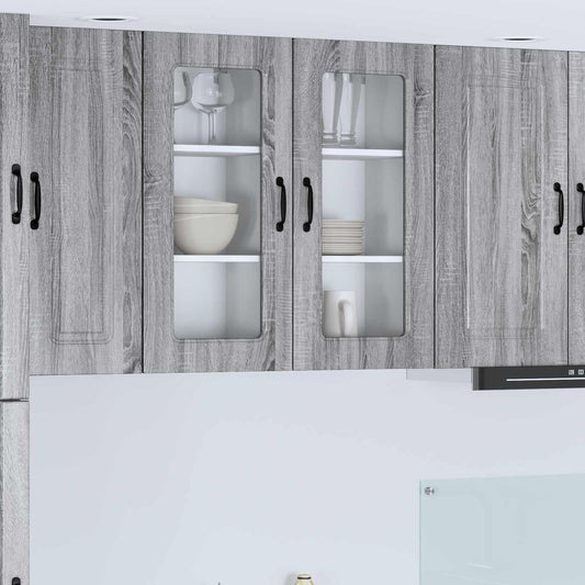 Dishwasher Panel Kalmar Grey Sonoma 40 x 31 x 80 cm