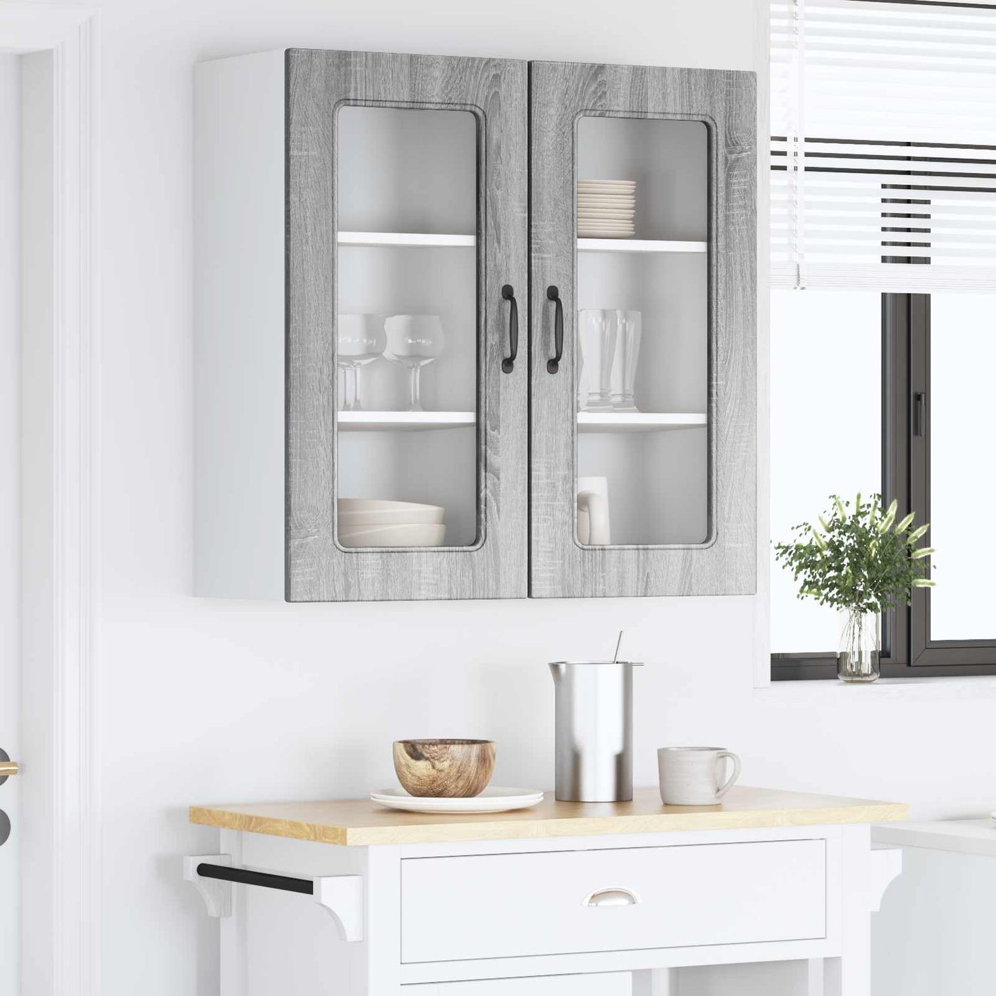 Dishwasher Panel Kalmar 2 pcs Grey Sonoma Engineered Wood