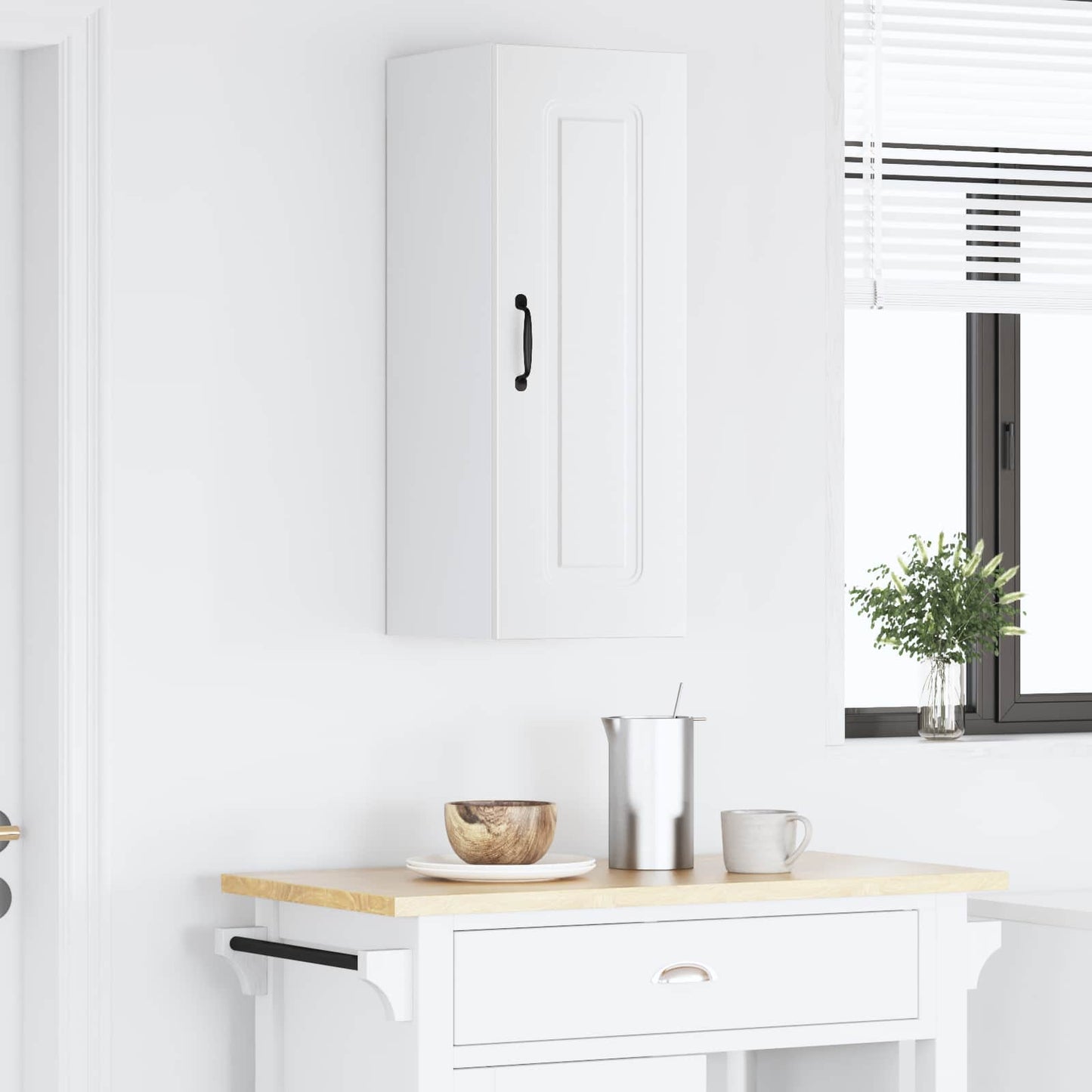 Dishwasher Panel Kalmar White 30 x 31 x 80 cm Engineered Wood