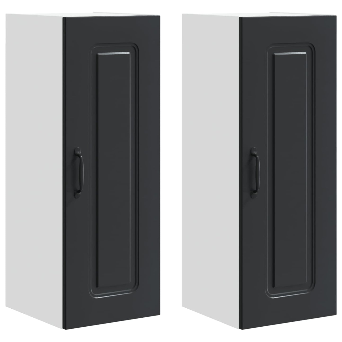 Dishwasher Panel Kalmar 2 pcs Black 30 x 31 x 80 cm