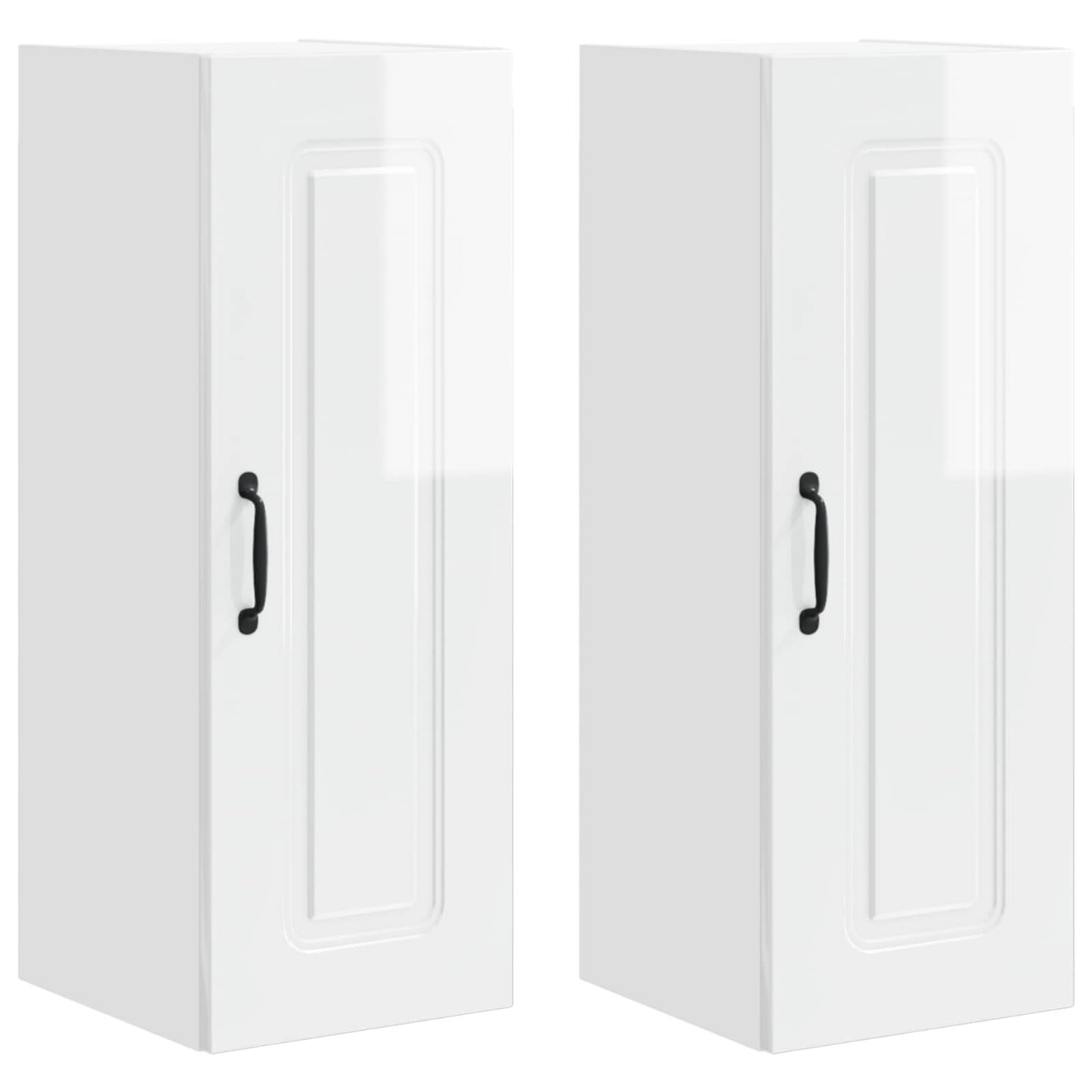 Dishwasher Panel Kalmar 2 pcs High Gloss White 30 x 31 x 80 cm