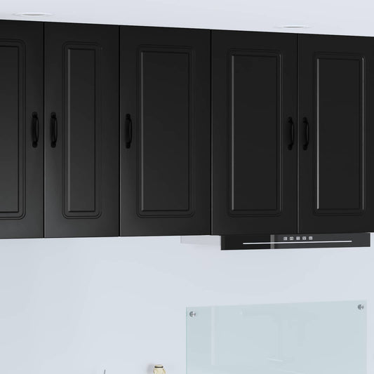 Dishwasher Panel Kalmar Black 40 x 31 x 80 cm Engineered Wood