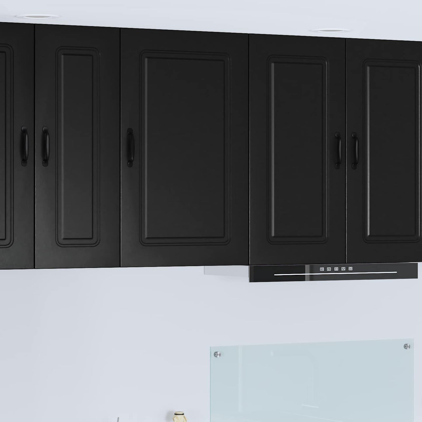 Dishwasher Panel Kalmar Black 50 x 31 x 80 cm Engineered Wood