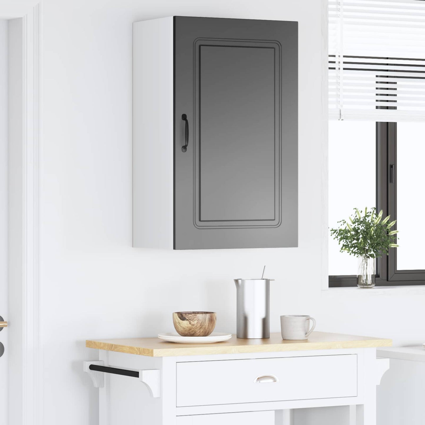 Dishwasher Panel Kalmar Black 50 x 31 x 80 cm Engineered Wood
