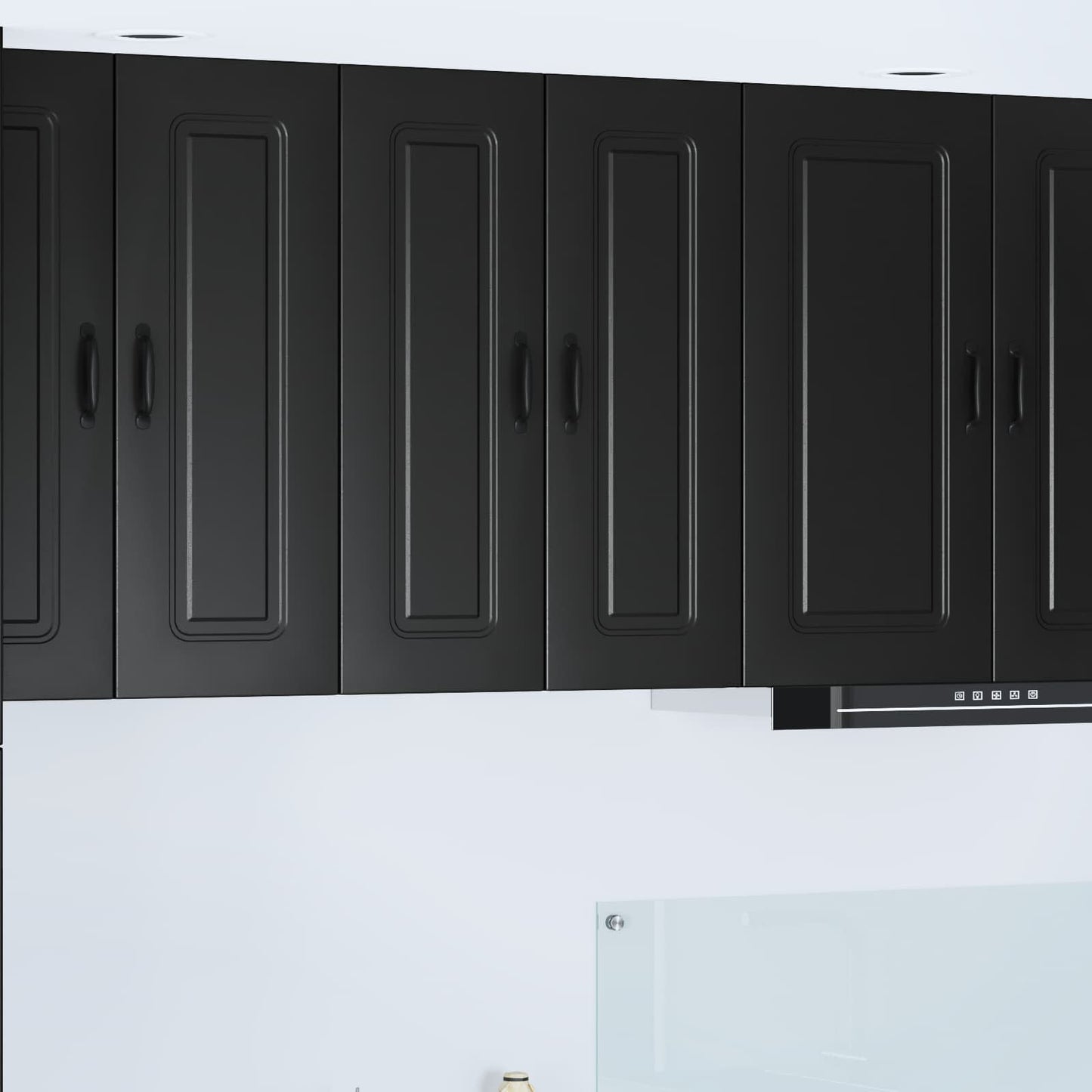 Dishwasher Panel Kalmar Black 60 x 31 x 80 cm Engineered Wood
