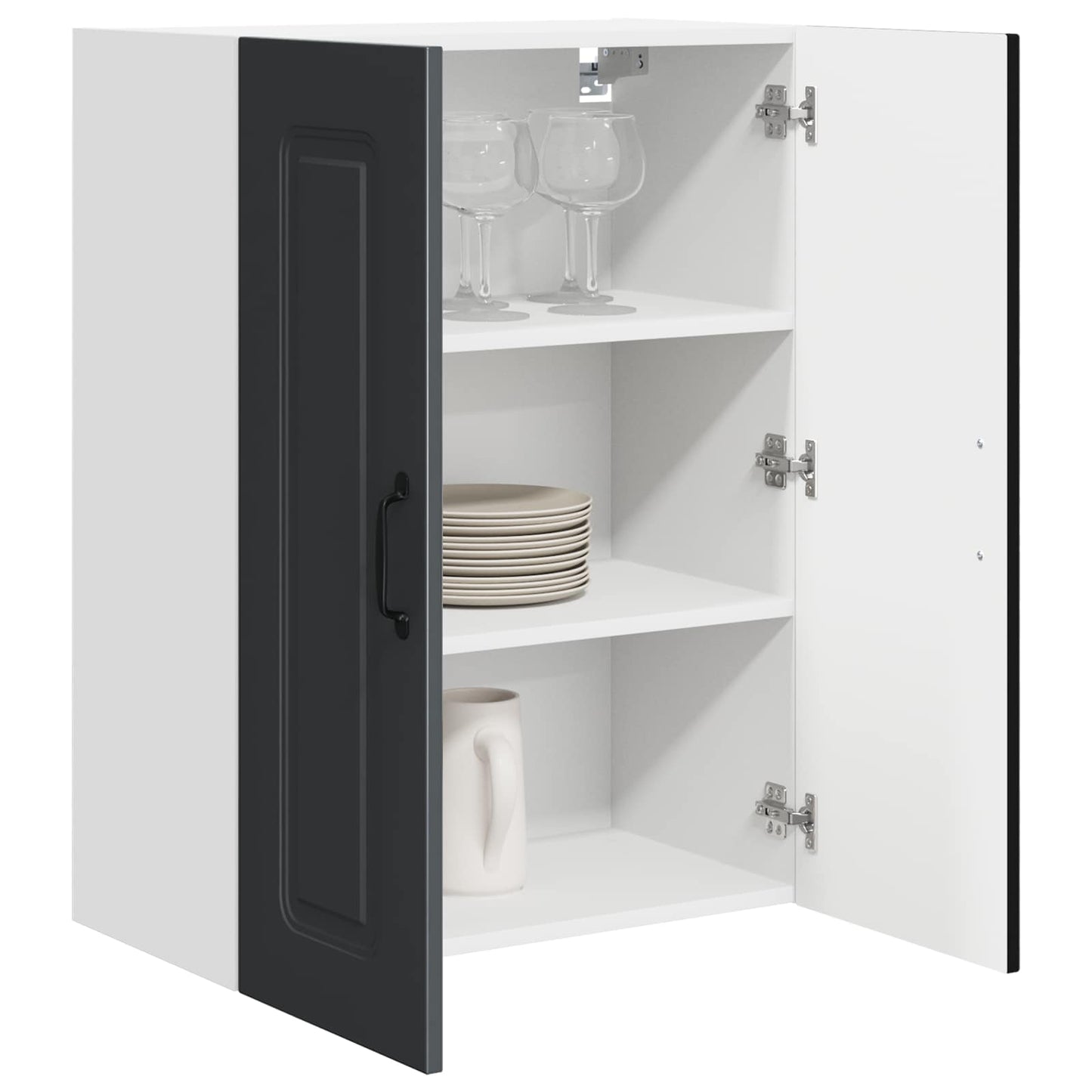Dishwasher Panel Kalmar Black 60 x 31 x 80 cm Engineered Wood