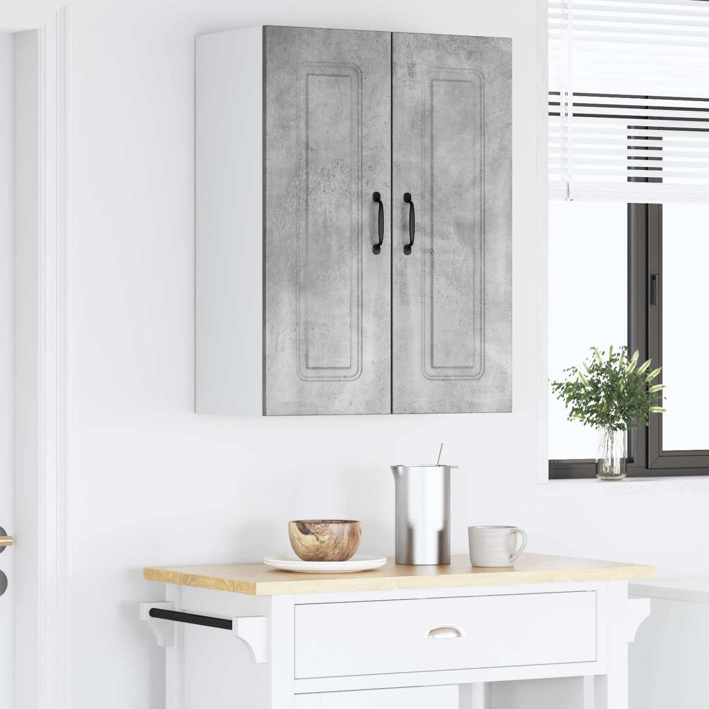 Dishwasher Panel Kalmar Concrete Grey 60 x 31 x 80 cm