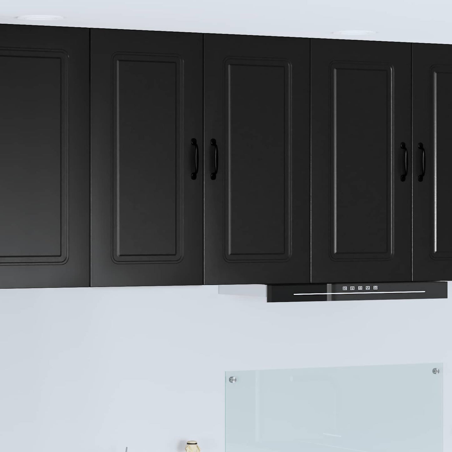 Dishwasher Panel Kalmar Black 80 x 31 x 80 cm Engineered Wood