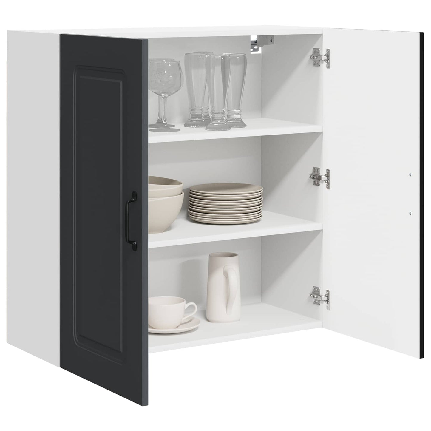Dishwasher Panel Kalmar Black 80 x 31 x 80 cm Engineered Wood