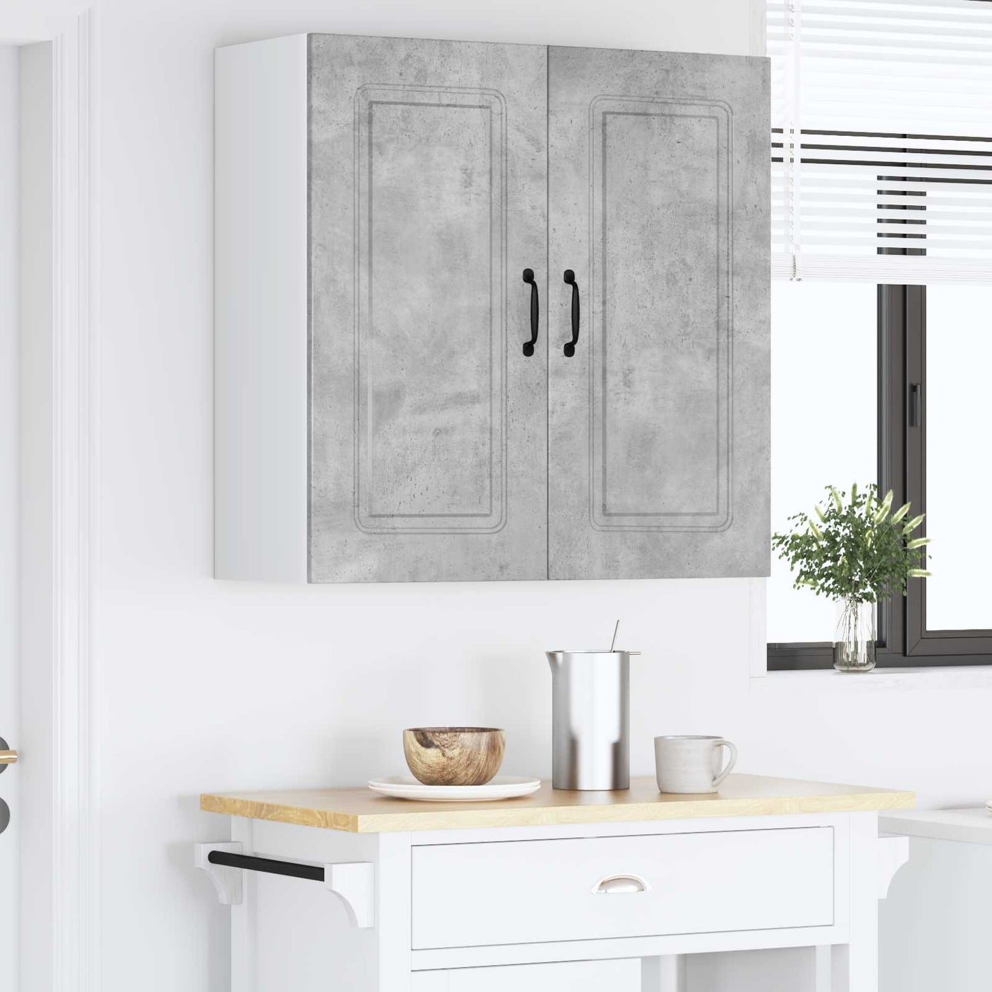 Dishwasher Panel Kalmar Concrete Grey 80 x 31 x 80 cm