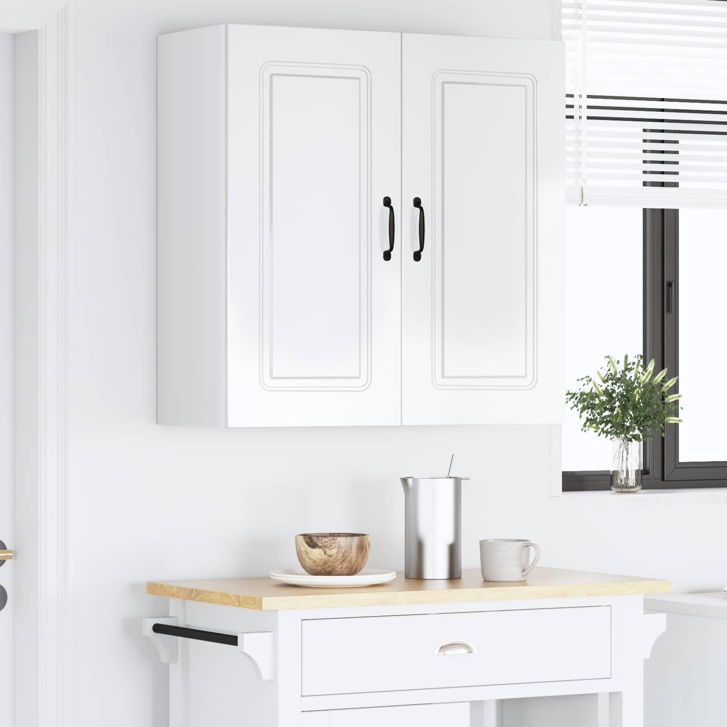 Dishwasher Panel Kalmar High Gloss White 80 x 31 x 80 cm
