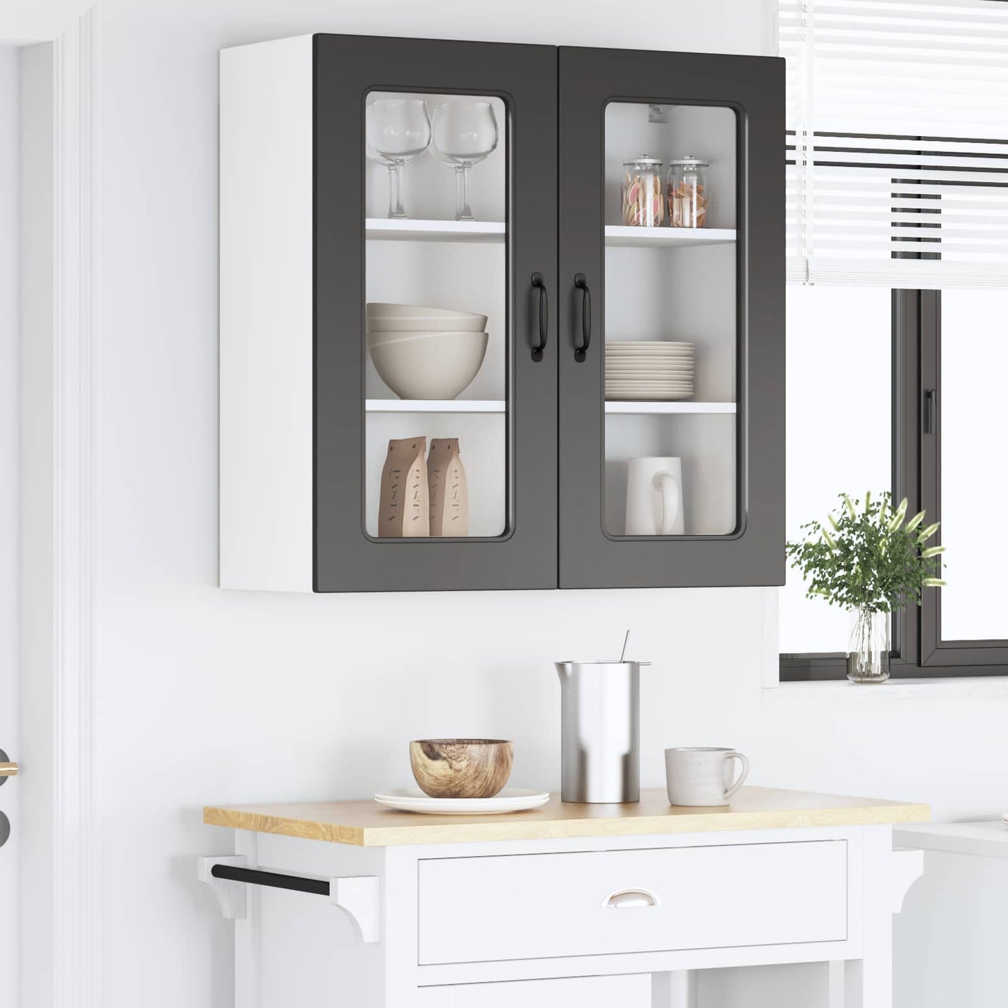 Dishwasher Panel Kalmar Black 80 x 31 x 80 cm Engineered Wood