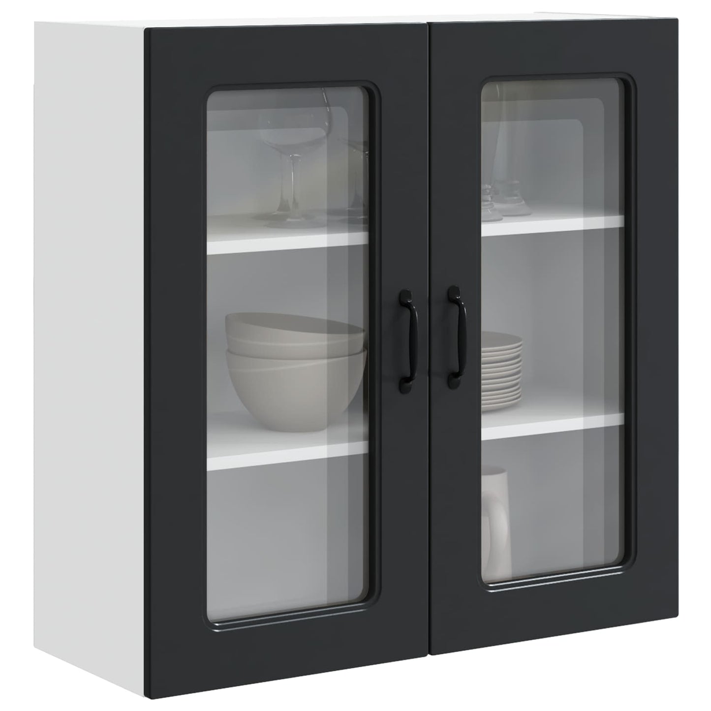 Dishwasher Panel Kalmar Black 80 x 31 x 80 cm Engineered Wood