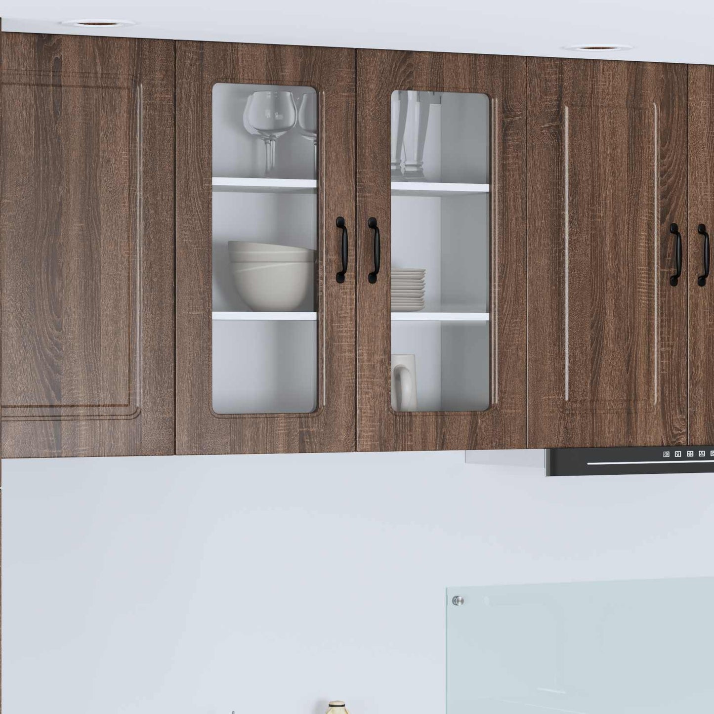 Dishwasher Panel Kalmar Brown Oak 80 x 31 x 80 cm