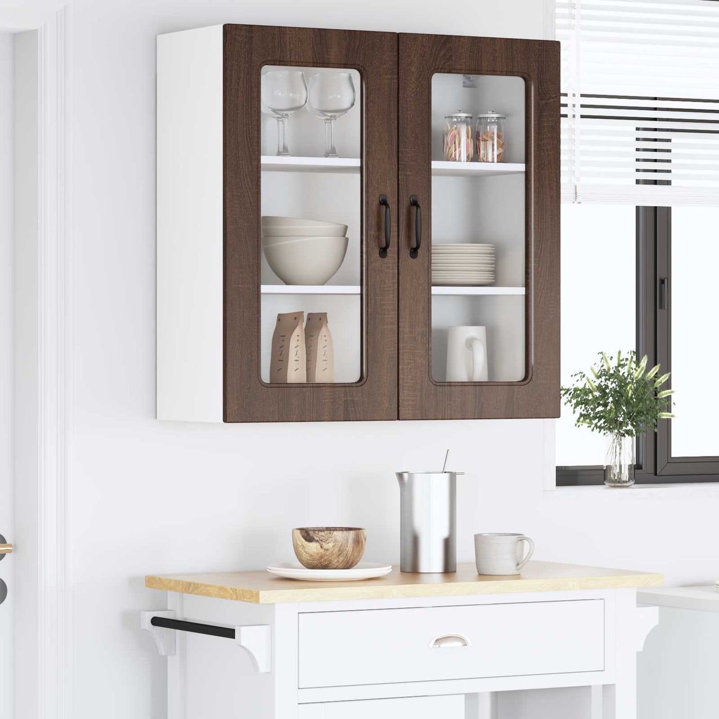 Dishwasher Panel Kalmar Brown Oak 80 x 31 x 80 cm
