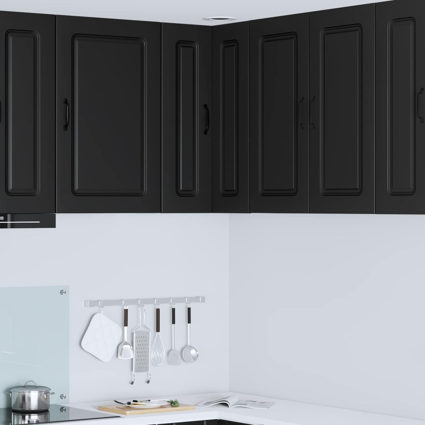 Dishwasher Panel Kalmar Black 57 x 57 x 80 cm Engineered Wood