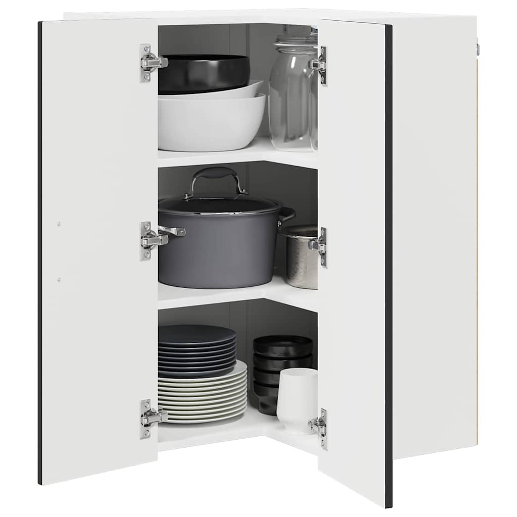 Dishwasher Panel Kalmar Black 57 x 57 x 80 cm Engineered Wood