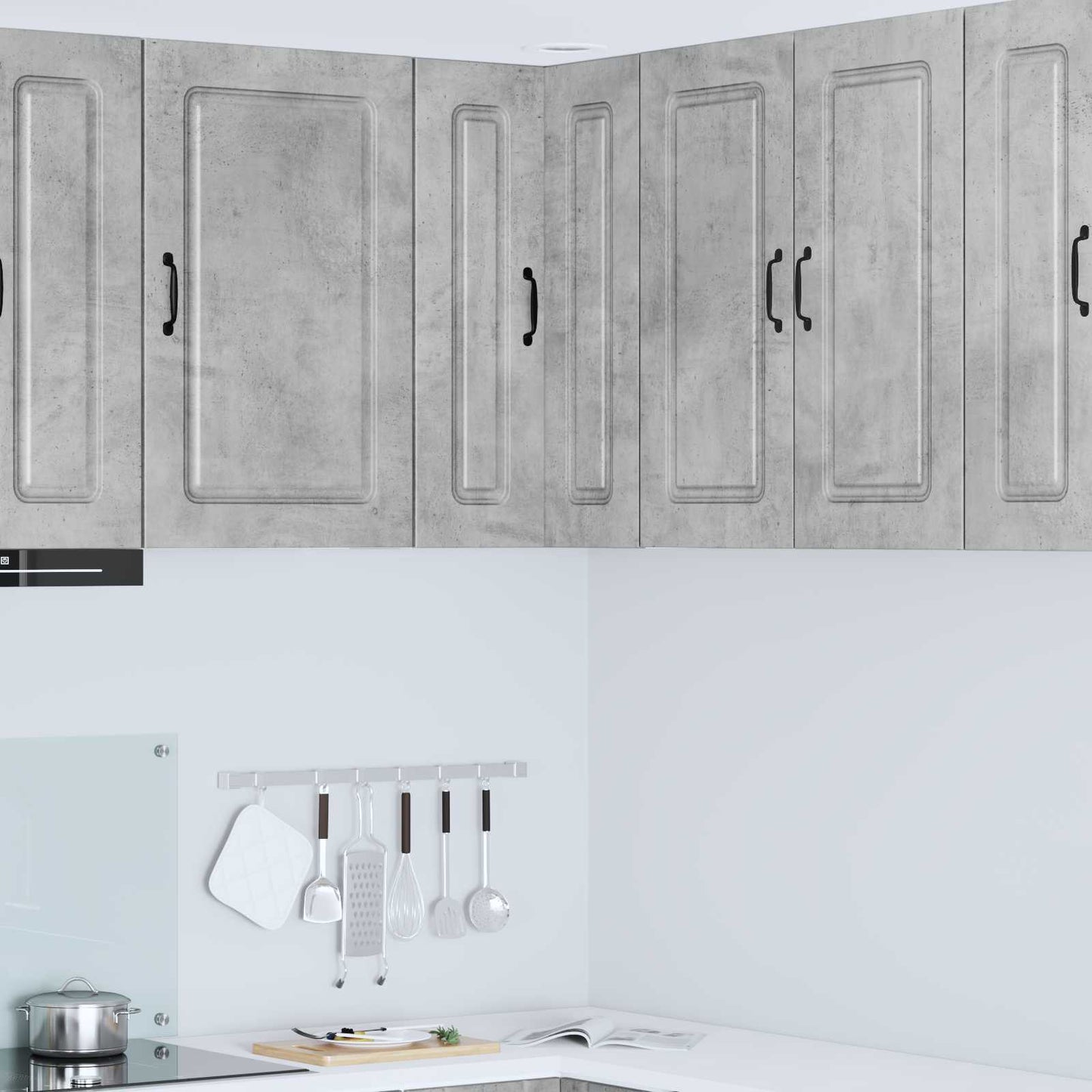Dishwasher Panel Kalmar Concrete Grey 57 x 57 x 80 cm