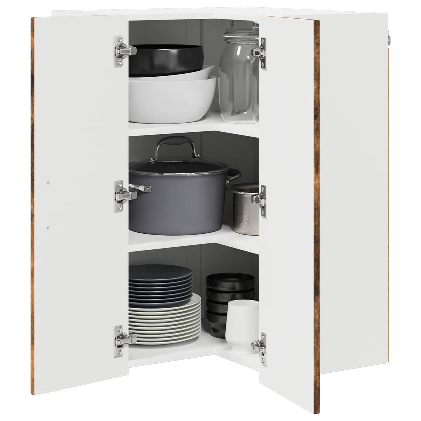 Dishwasher Panel Kalmar Smoked Oak 57 x 57 x 80 cm
