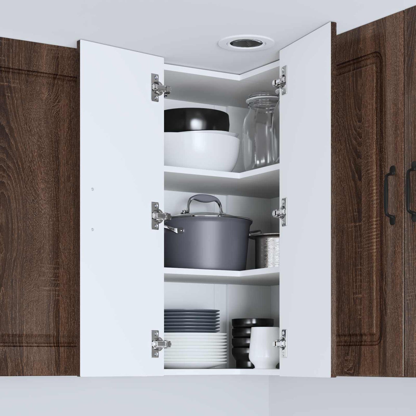 Dishwasher Panel Kalmar Brown Oak 57 x 57 x 80 cm