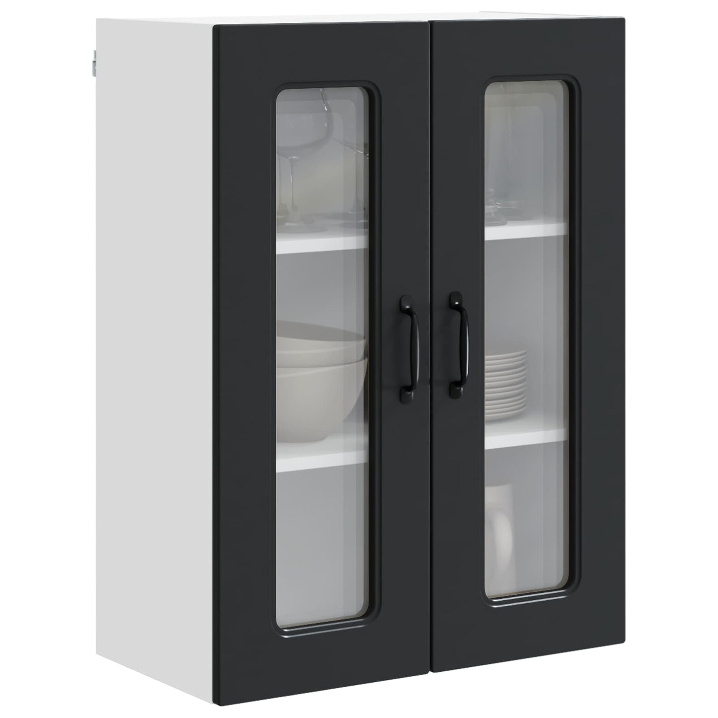 Dishwasher Panel Kalmar Black 60 x 31 x 80 cm Engineered Wood