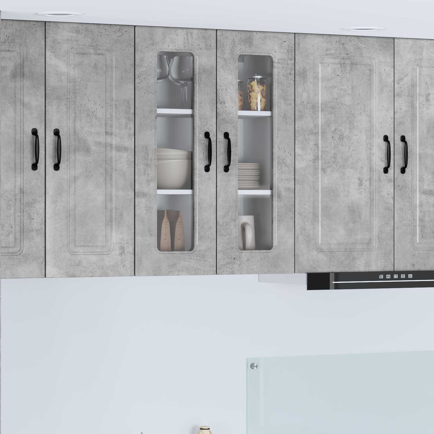 Dishwasher Panel Kalmar Concrete Grey 60 x 31 x 80 cm