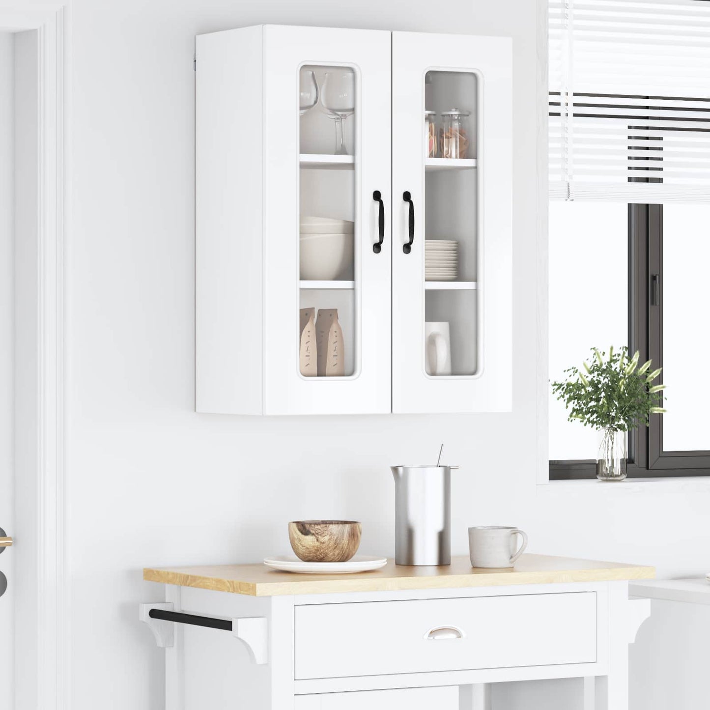 Dishwasher Panel Kalmar High Gloss White 60 x 31 x 80 cm