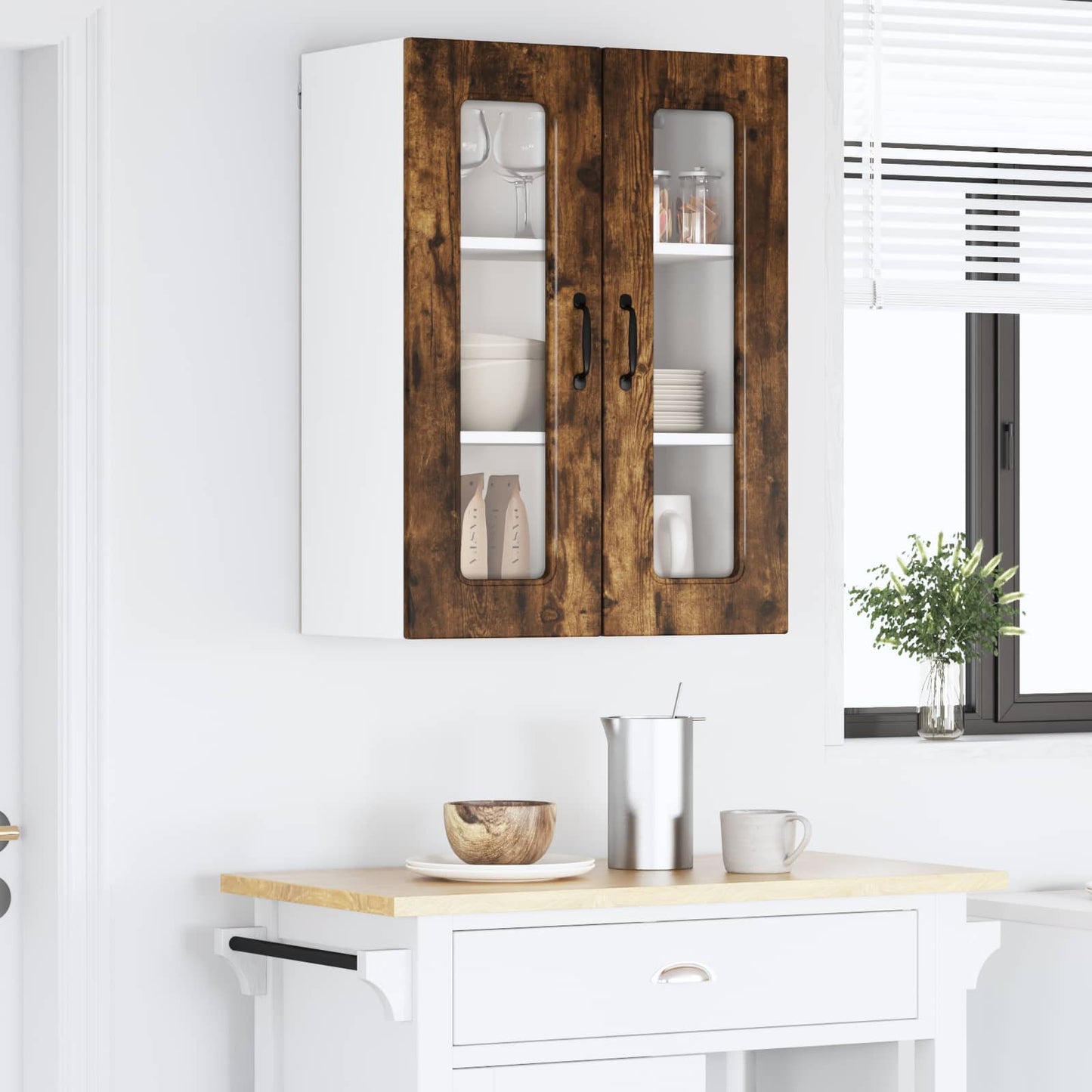 Dishwasher Panel Kalmar Smoked Oak 60 x 31 x 80 cm