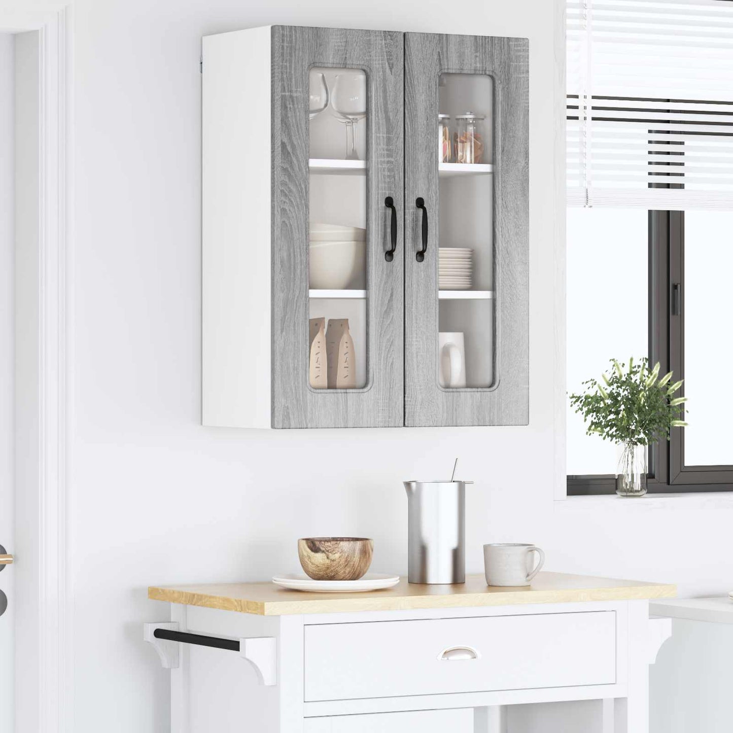 Dishwasher Panel Kalmar Grey Sonoma 60 x 31 x 80 cm