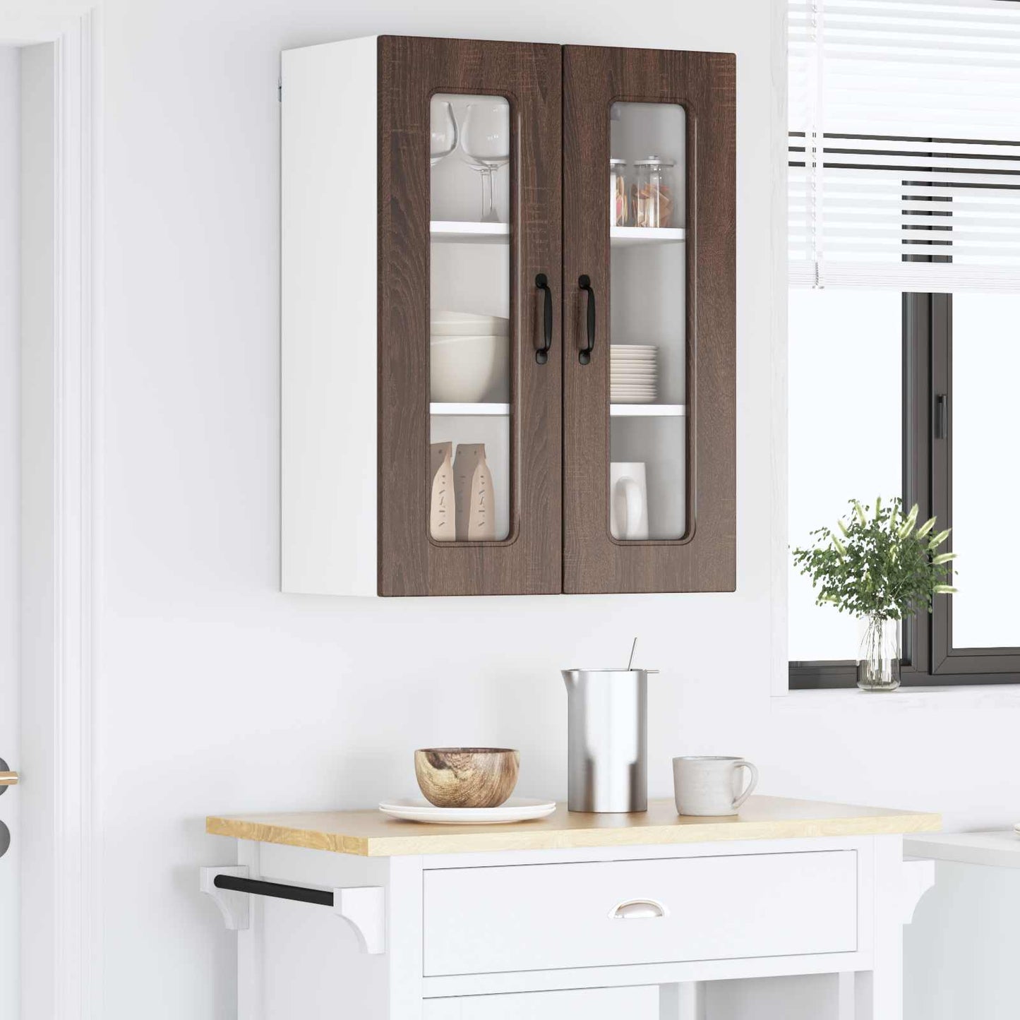 Dishwasher Panel Kalmar Brown Oak 60 x 31 x 80 cm