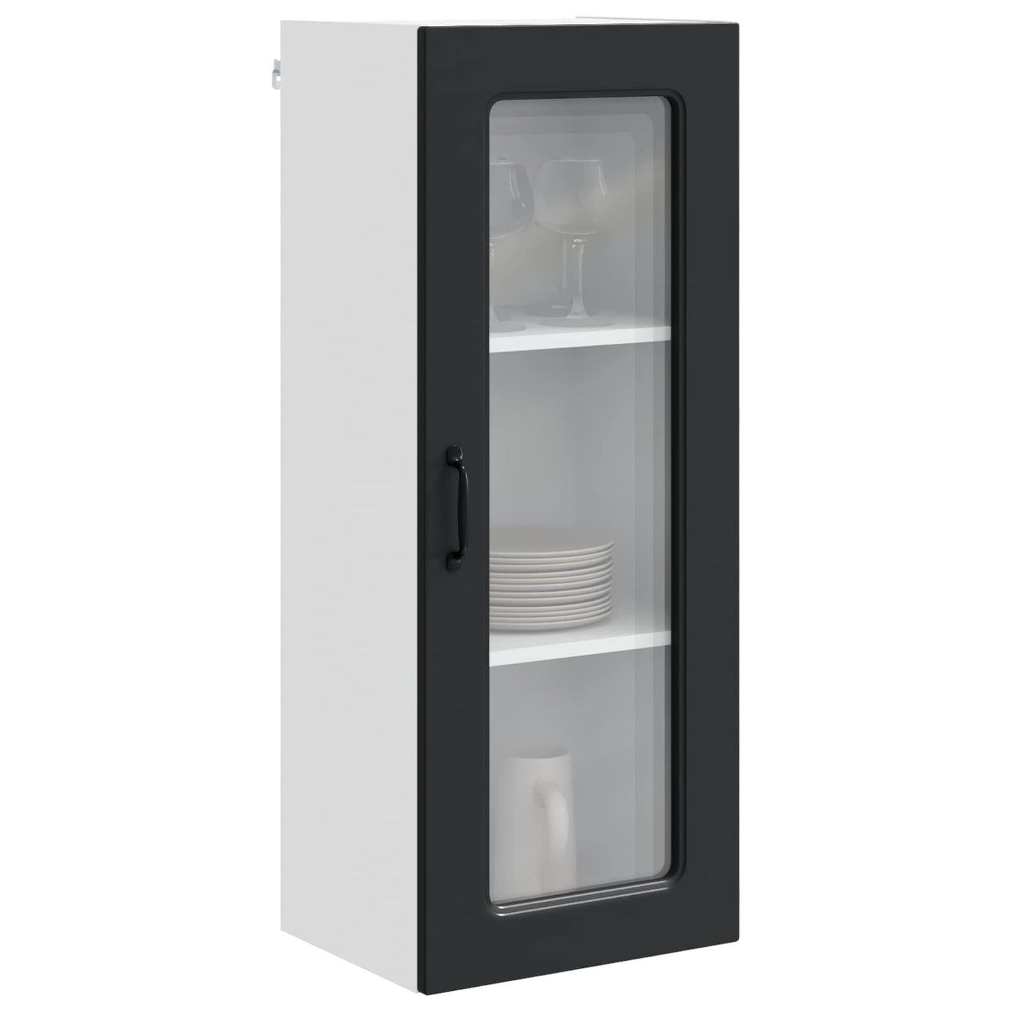 Dishwasher Panel Kalmar Black 40 x 31 x 100 cm Engineered Wood