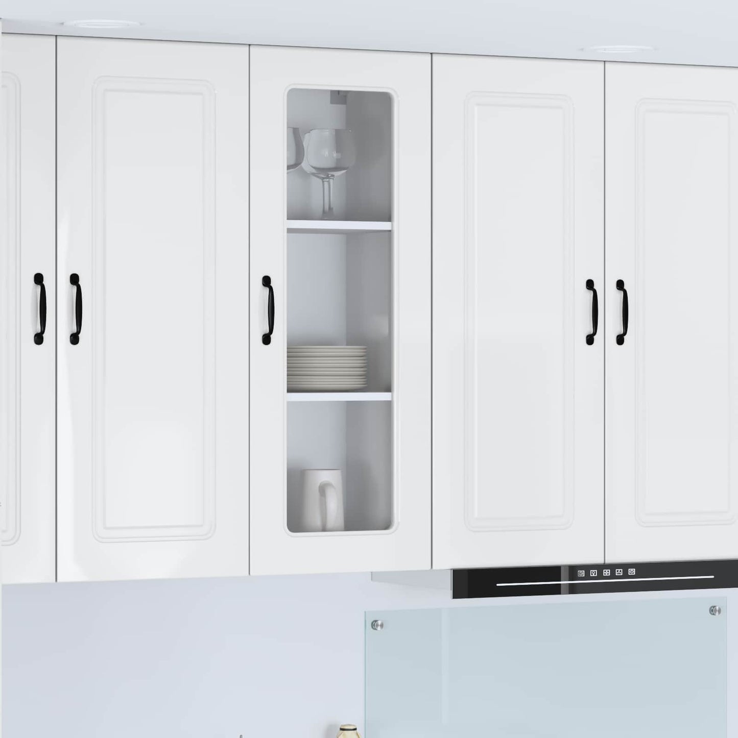 Dishwasher Panel Kalmar High Gloss White 40 x 31 x 100 cm