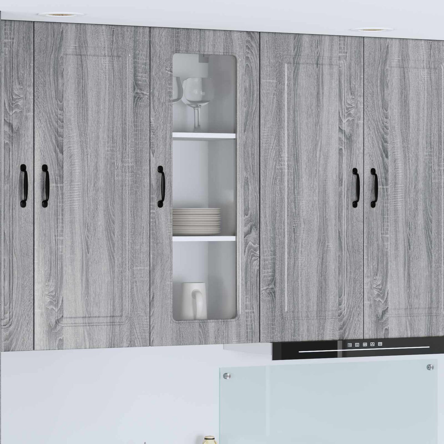 Dishwasher Panel Kalmar Grey Sonoma 40 x 31 x 100 cm