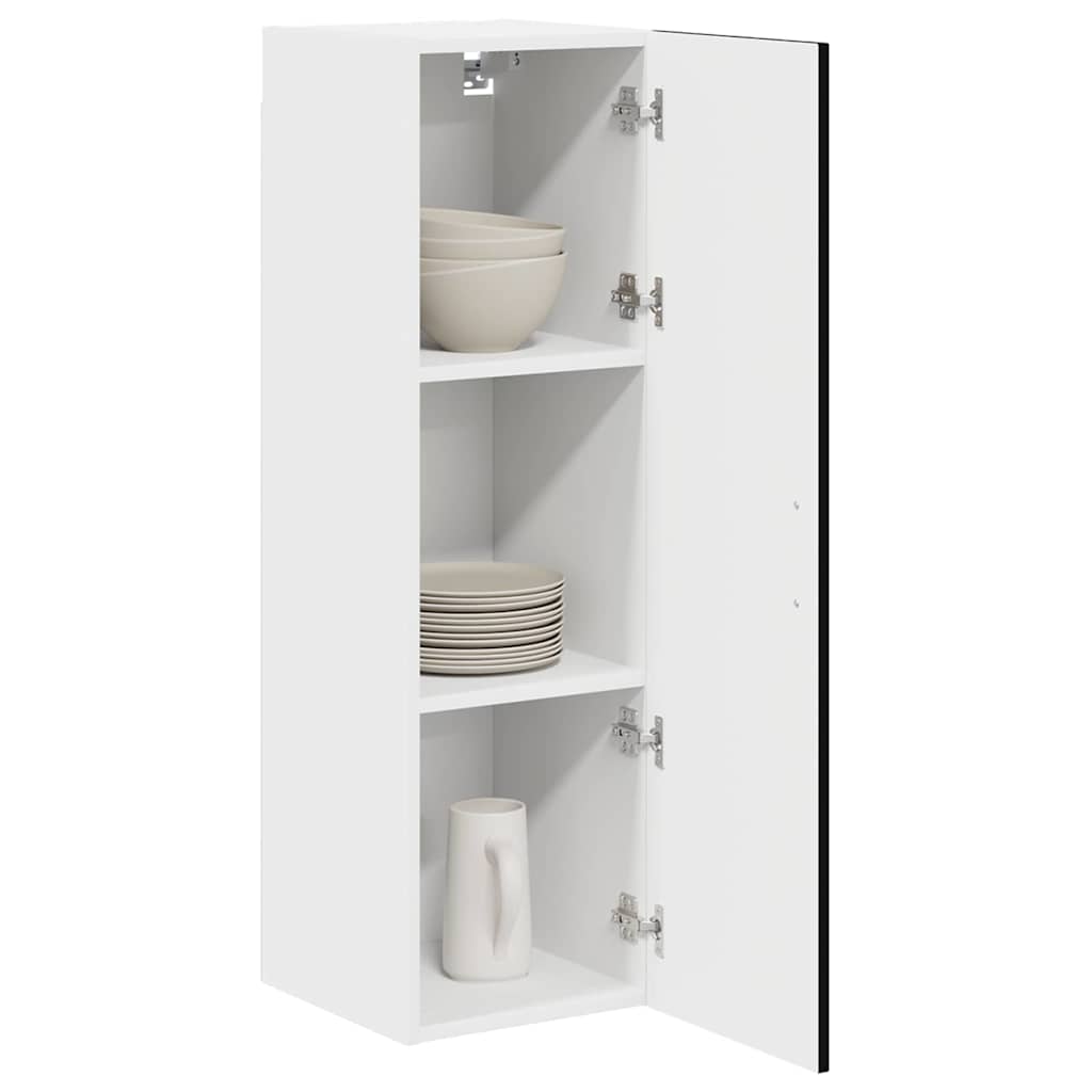 Dishwasher Panel Kalmar Black 30 x 31 x 100 cm Engineered Wood