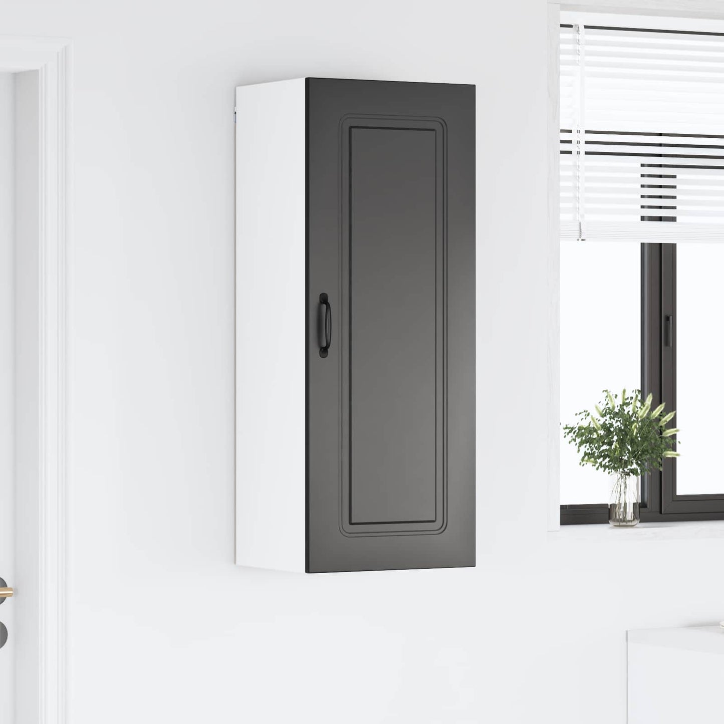 Dishwasher Panel Kalmar Black 40 x 31 x 100 cm Engineered Wood