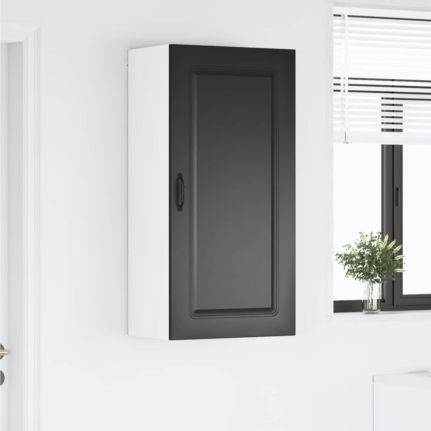 Dishwasher Panel Kalmar Black 50 x 31 x 100 cm Engineered Wood