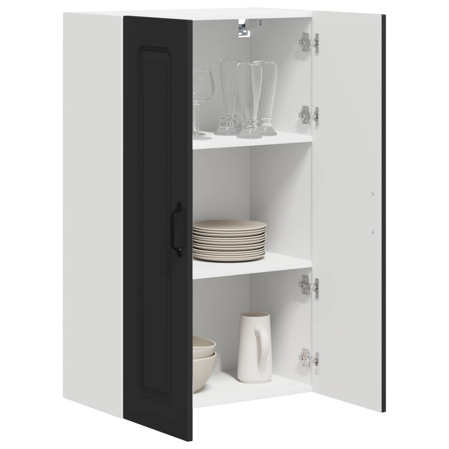 Dishwasher Panel Kalmar Black 60 x 31 x 100 cm Engineered Wood